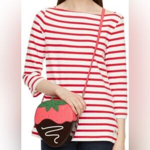 Kate Spade Rare Crème de la Creme Chocolate-Dipped Strawberry Crossbody